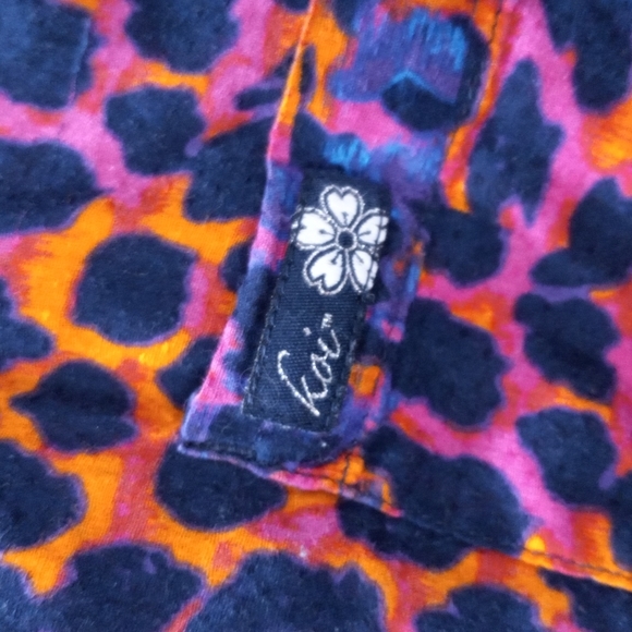 KOI by Kathy Peterson, SzXL Milti Color block Top - Picture 6 of 8